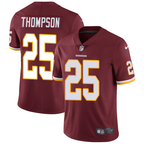 Nike Redskins #25 Chris Thompson Burgundy Red Team Color Men's Stitched NFL Vapor Untouchable Limited Jersey - Click Image to Close